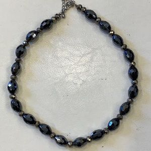 Cut crystal necklace
